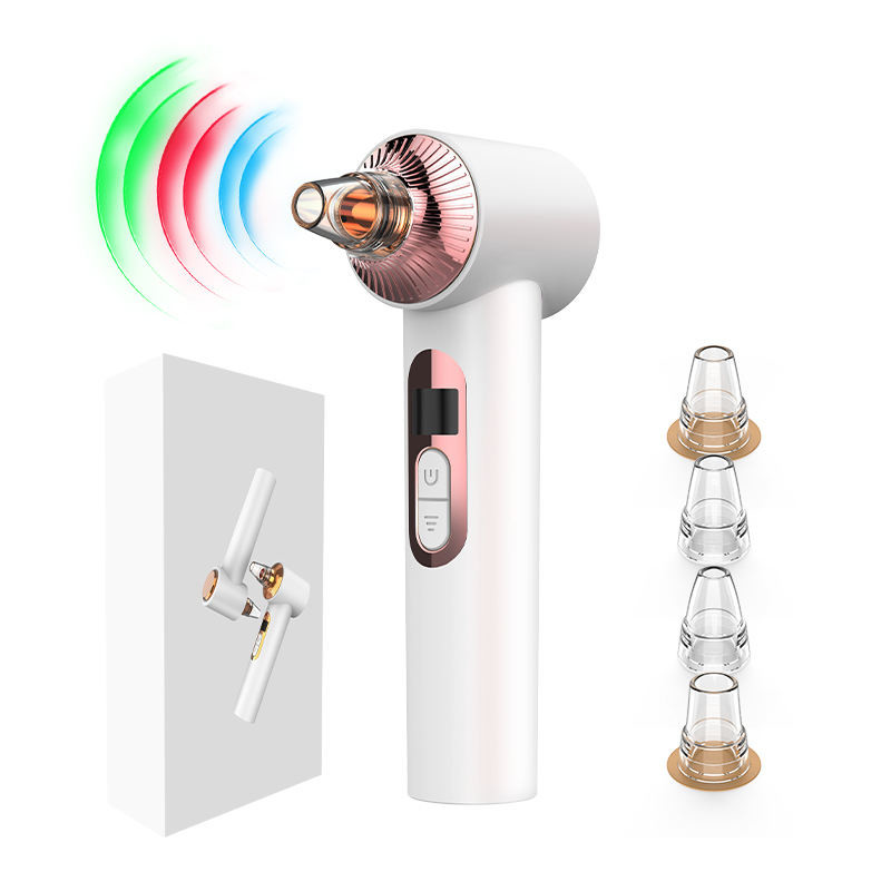 Dropshipping SUB Rechargeable Electric Blackhead Remover Vacuum Low Moq With 6 Different Heads