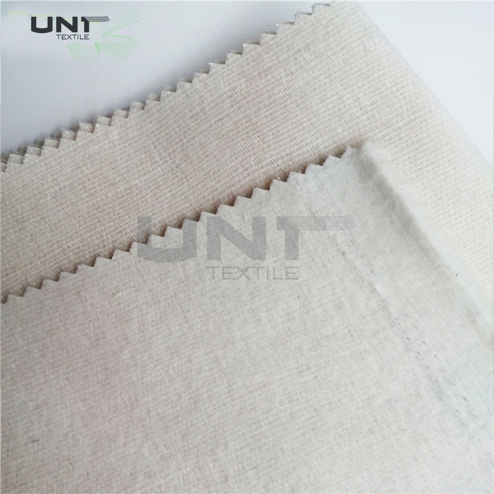 Polyester Tie Interlining Dyed Woven Fabric Double Side Brushed For Men Necktie