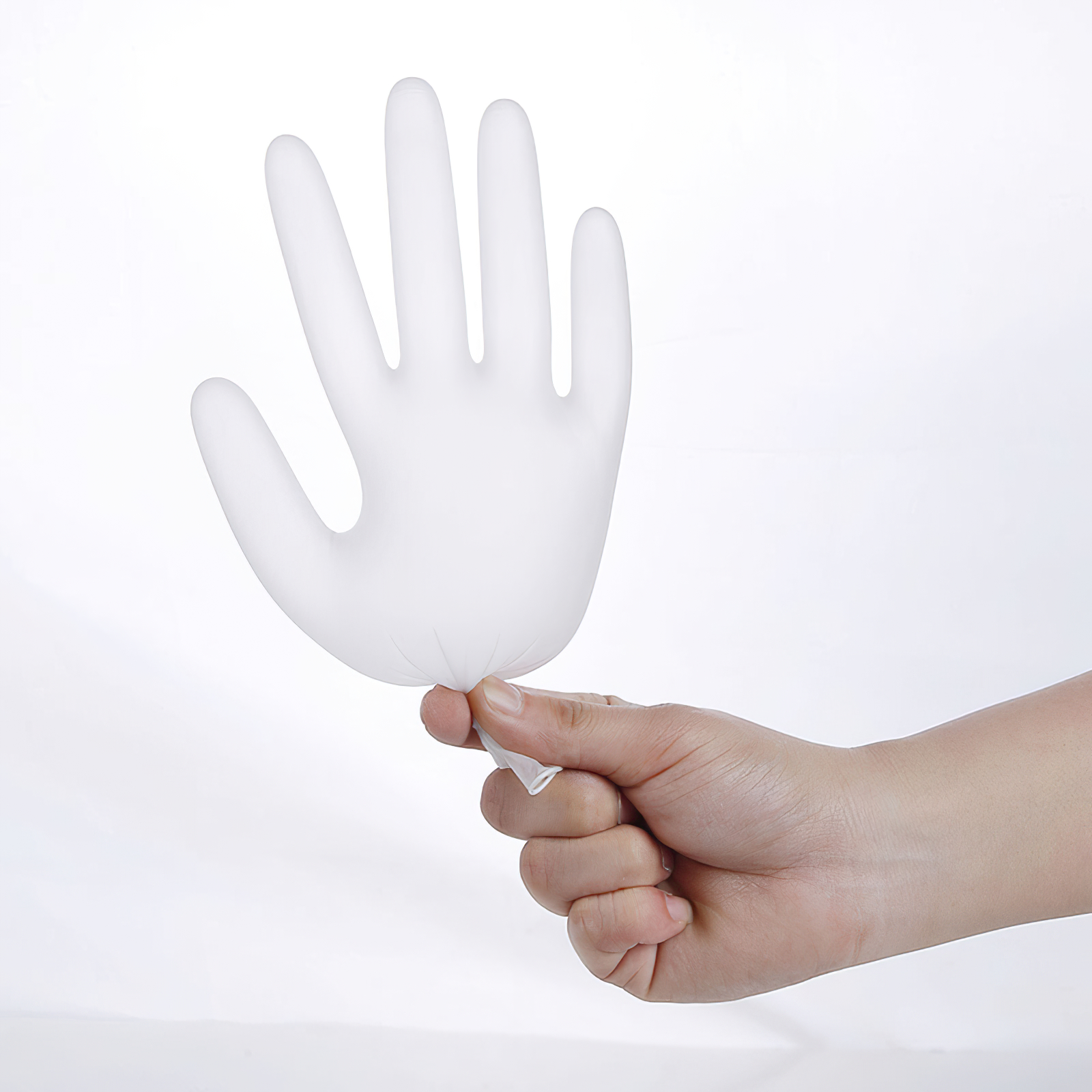 Waterproof Food Handling Pvc Vinyl Disposable Gloves Clear Blue Color