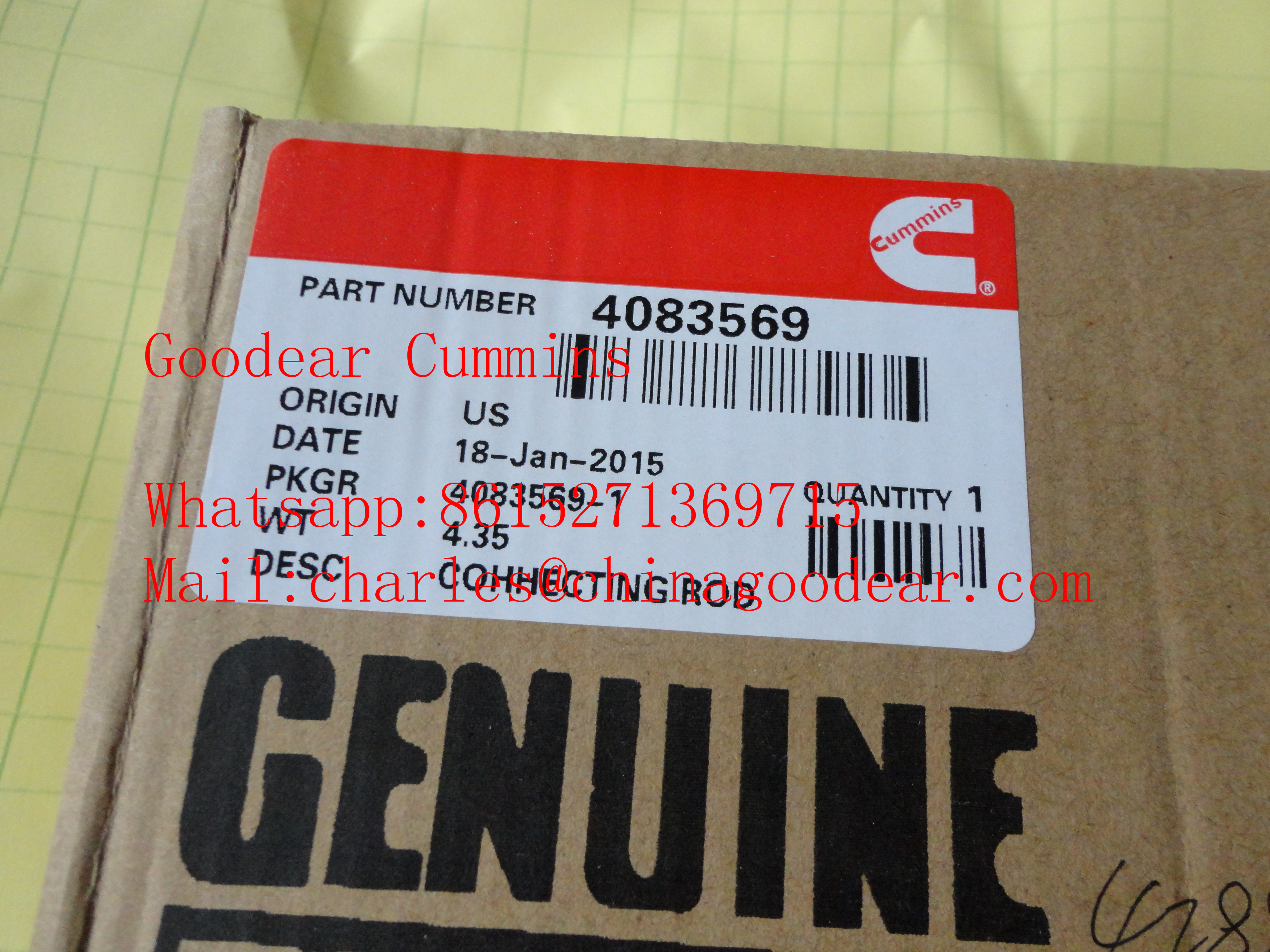 Xi'an M11 diesel engine connecting rod 4083569/3027107