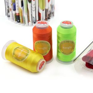 120D Dyed 720 Colors 4000 Yard Polyester Embroidery Thread for Machine Dyed