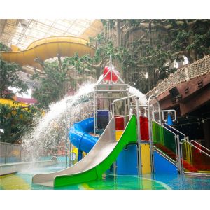 China Over 120 Months Service Life Water Park Slide with Galvanized Carbon Steel Supporting on sale