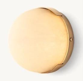  Brass Bedroom Ceiling Spot Lights 1000 Lumens With Alabaster Shade Manufactures