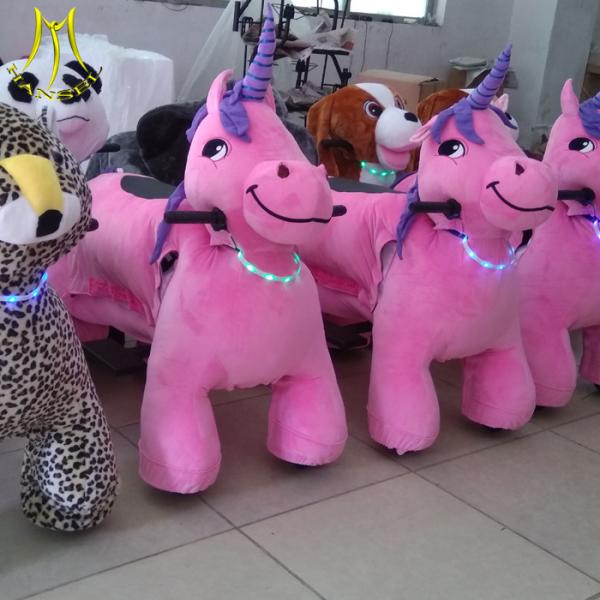 Hansel machinery equipment animal plush ride on animal toy for 2 year