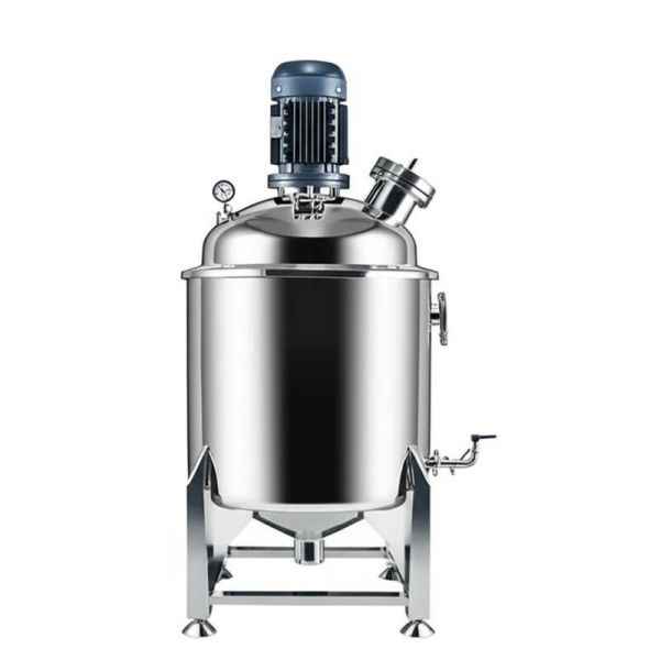 Quality 0-3500rpm Emulsifying Speed Vacuum Homogenizing Emulsifier with Inclined Discharge and Electric Heating for sale
