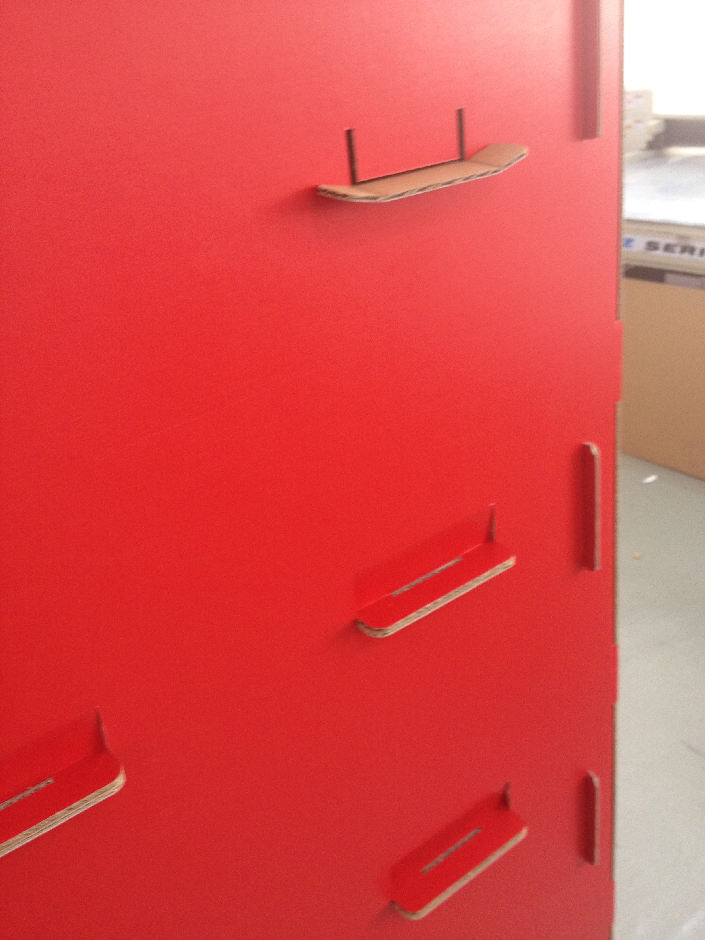 BWCD201920 Corrugated Tiers Display Recyclable Cardboard Floor Display Stands