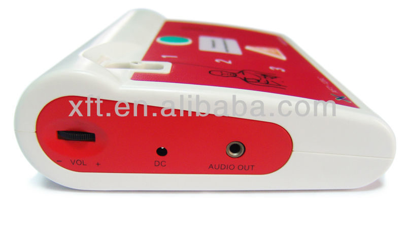 Compact size easy carry AED training CPR defibrillator