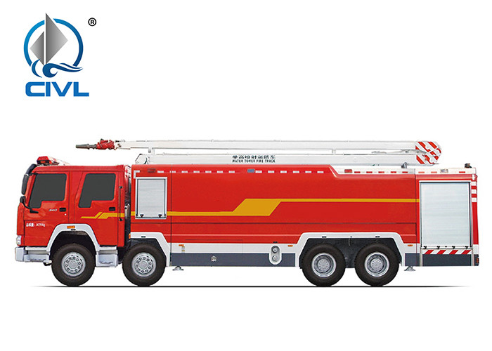Sinotruk Howo 4x2 6m3 Fire Fighting Truck With Foam Water Tank