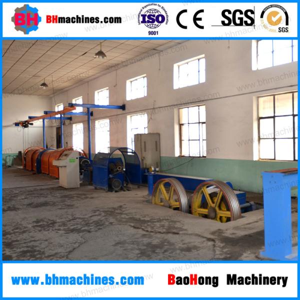JG 500 1+6 high speed low noise tubular cable strander machine bearing type