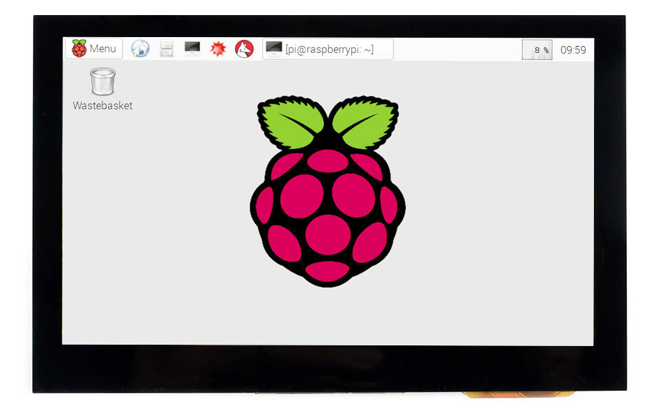 5.0 Inch Raspberry Pi Module 800*480 MIPI IPS TFT DSI Multi Touch LCD Module