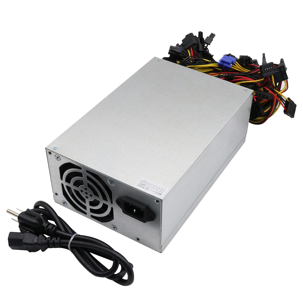 ATX Multi-channel Power Supply 1600W PSU High Efficiency Server supply 24PIN DC AC 110V~240V Industrial Switching Fan