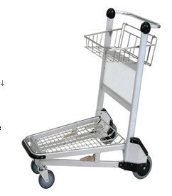 Portable 3 Wheels Smart Cart Airport , Luggage Cart Trolley For Hotel Staff, Airport Luggage Trolley