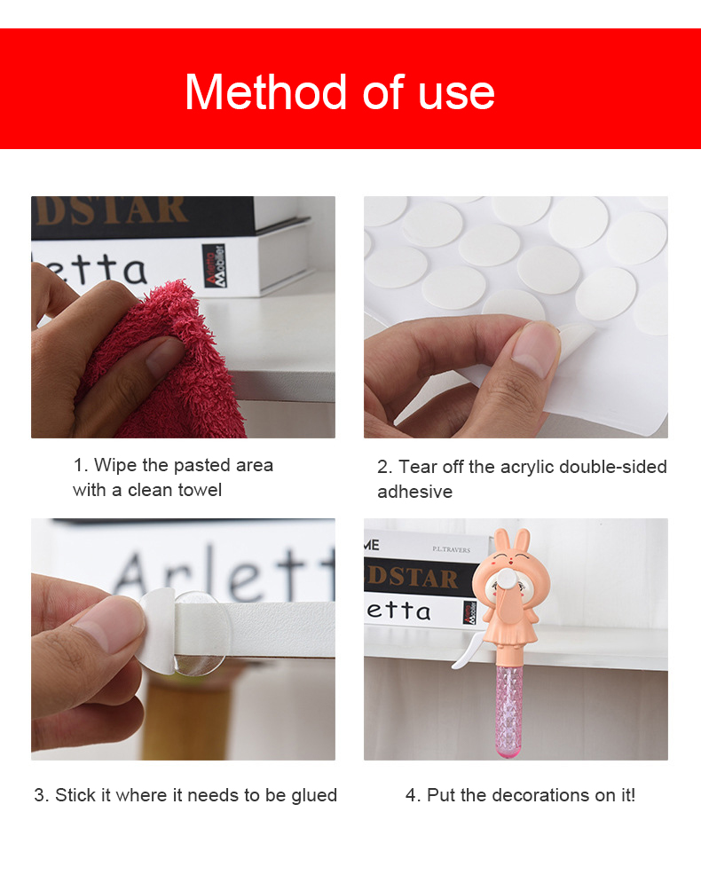 Easy-to-Tear High Adhesive Acrylic Dot Tape for Electronic Industry and Home Products