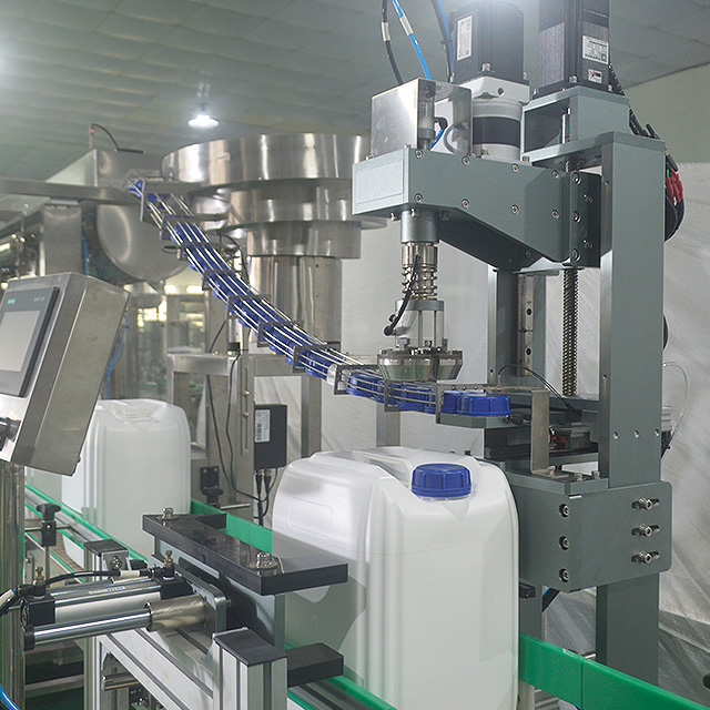 20L Drum Filler Olive Oil Filling Machine with 4 Filling Heads and 1 Capping Head