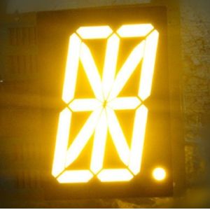 Common Anode Single Digit LED 16 Segment Display Low Power Consumption