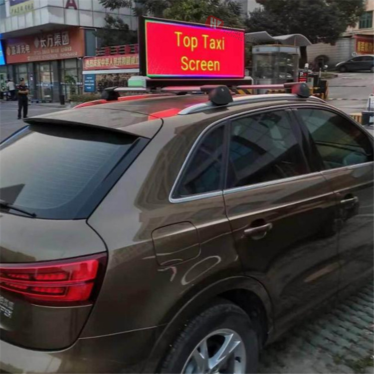 P2.5 SMD1415 Taxi Top Led Panel 1R1G1B 5000cd/Sqm High Brightness