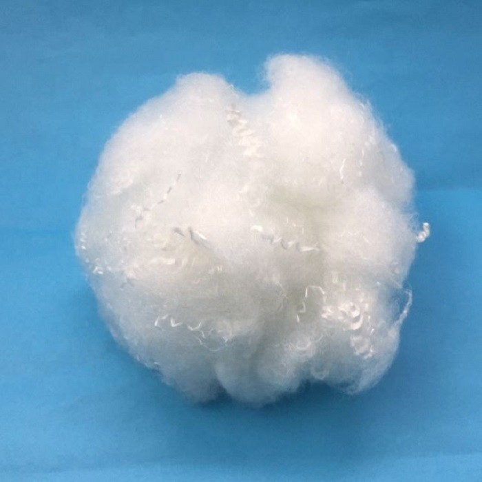  Padding Stuffing Micro Denier Polyester Fibre Down Like Polyester Fiber High Resilience Manufactures