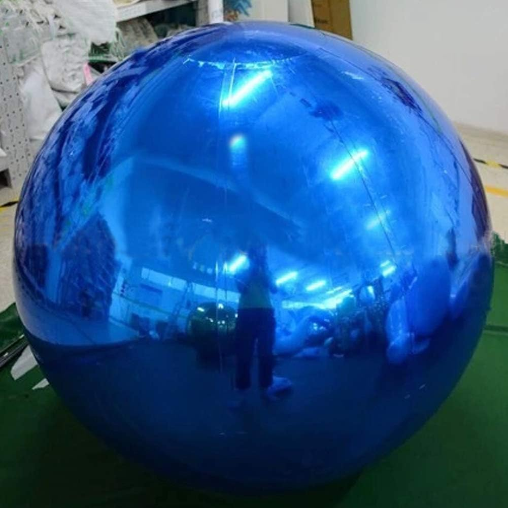 Party Stage Advertising Christmas Decoration Reflective Giant Silver PVC Inflatable Mirror Ball