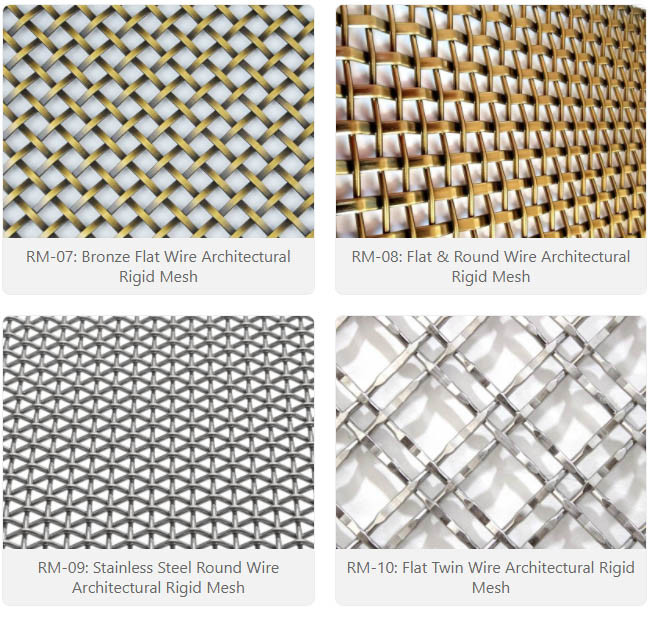 Architectural Rigid Mesh for Building Facade Decoration