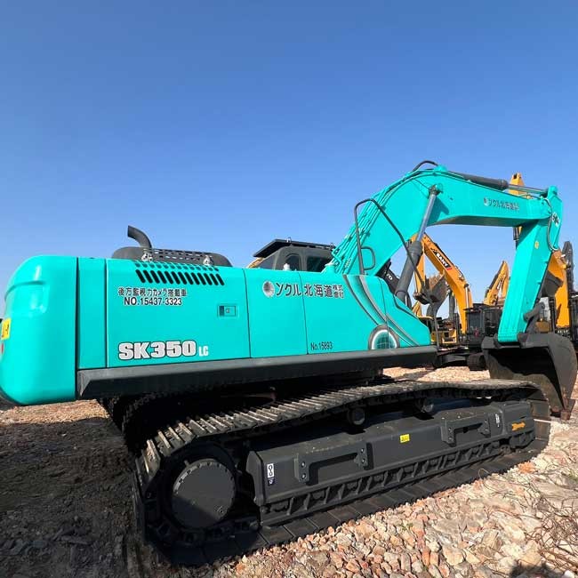 35 Tons Used Kobelco SK350LC Crawler Excavator With 1.6m³ Bucket Capacity