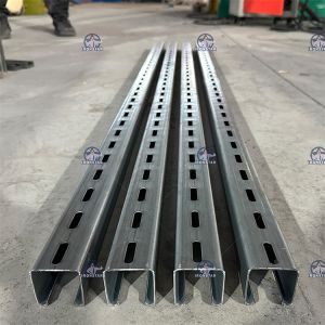 41*21 / 41*41 / 41*72mm 3 sizes in 1 Solor bracket roll forming line in Mexico