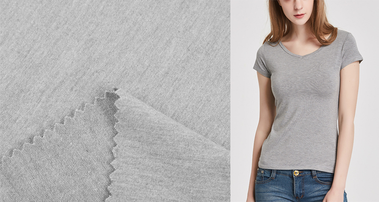 70% Bamboo 30% Organic Cotton Fabric Customized 5% Spandex Jersey Garment Clothes, Bamboo Fiber Viscose Fabric/