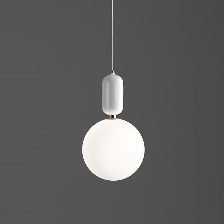Designer glass pendant lights Ball Shape For indoor home Lighting (WH-GP-14)