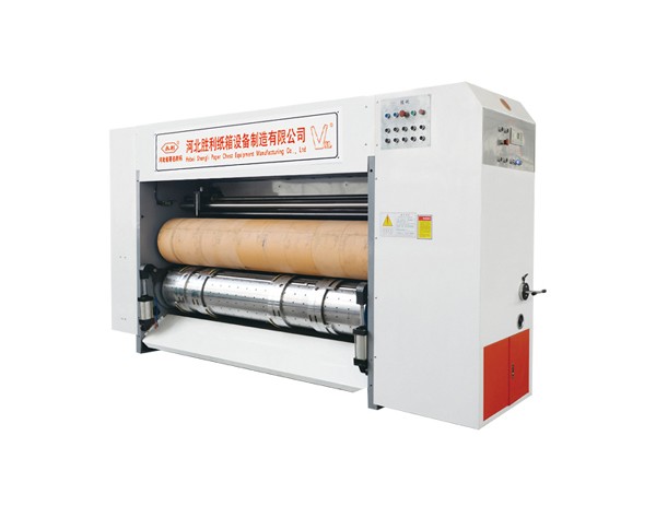 PLC Control Flexo Printer Slotter Die Cutter Adopting Helical Gear Driving