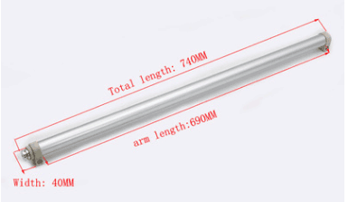 Modern Design Hydraulic Self Closing Automatic Door Closer with Silver Printing Finish