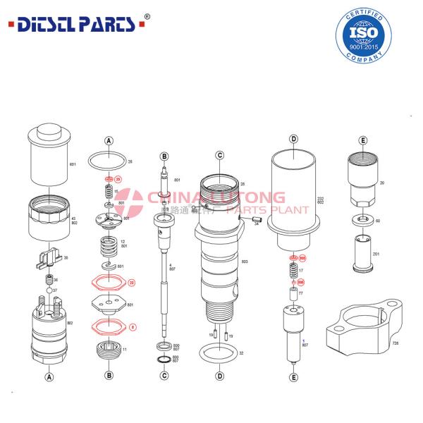 Common Rail Diesel Injector 0445120121 4940640 0986AD1047 0 445 120 121 ISLE