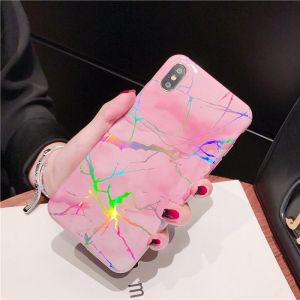 Iphone Xs Max TPU laser marble case, Iphone Xs Max protective TPU case, Iphone