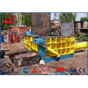 Non Ferrous Scrap Metal Compactor , 3Ton Per Hour Scrap Baling Press Machine