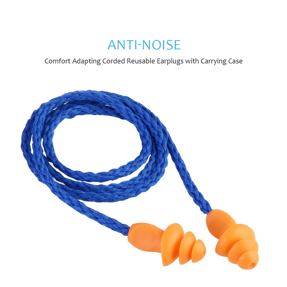 Yellow Waterproof 32dB Silicone Swimming Ear Plug