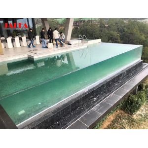 Transparent Explosion Proof Infinity Pool Custom Acrylic Pool