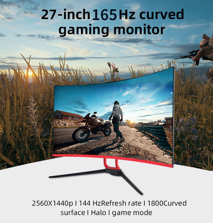 1MS 165hz 27 Inch Curved Gaming Monitor 2K VA Panel Gaming Monitor