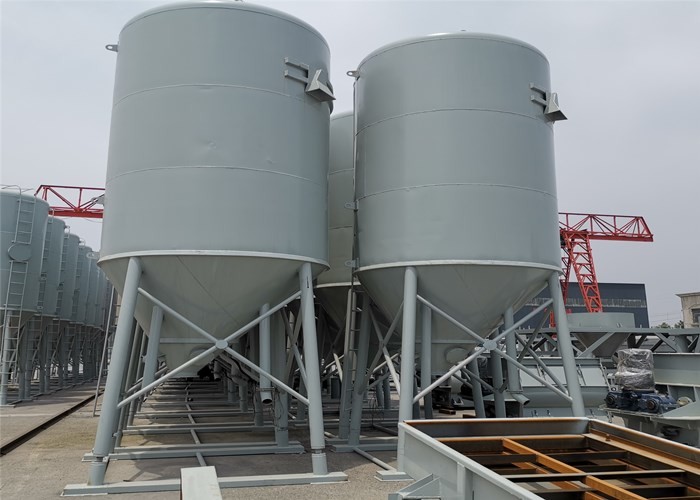 Corrugated Steel Cement Storage Silo Vertical Bolted Assembly For Construction