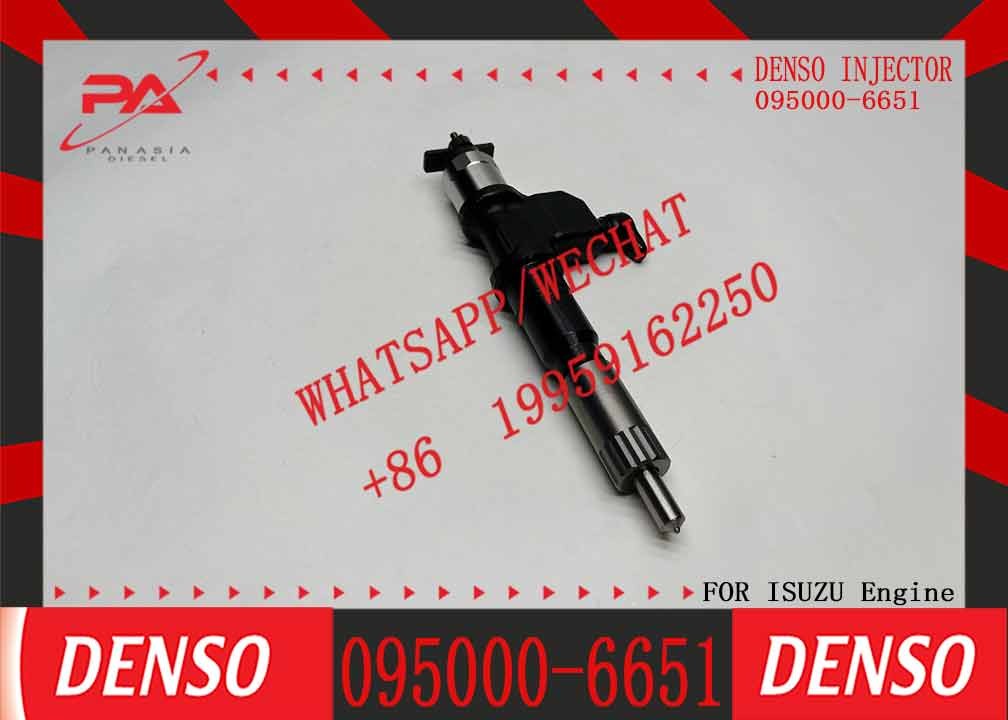 New Diesel common rail fuel injector 095000-6651 8-98030550-1 For ISUZU GIGA 6WF1 heavy duty CYZ EXZ 14.3L