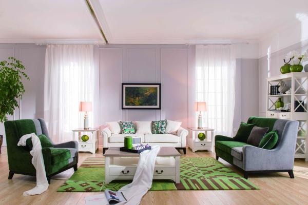 Hotel Sofa set Guest room living furniture of Fabric cushion sofa chairs used