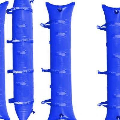 PVC Coated Inflatable Salvage Tubes Lifting Bag Enclosed Pillow Type Flotation For Underwater Works
