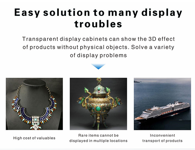 1080P Transparent LCD Display Dual OS See Through LCD Screen