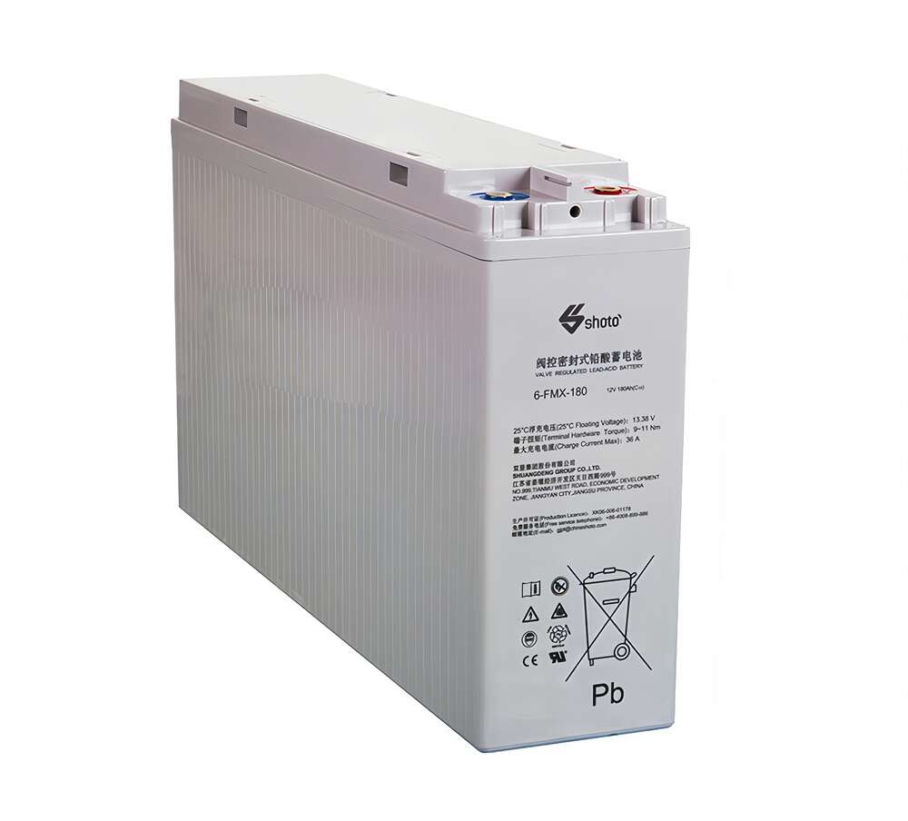 Shoto Front 6-FMX-180 Terminal Battery High Capacity Lead Acid Battery 12V 180Ah