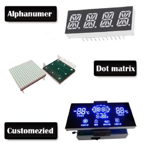 Common Anode Dot Matrix LED Display 2 Digit 7 Segment LED Display