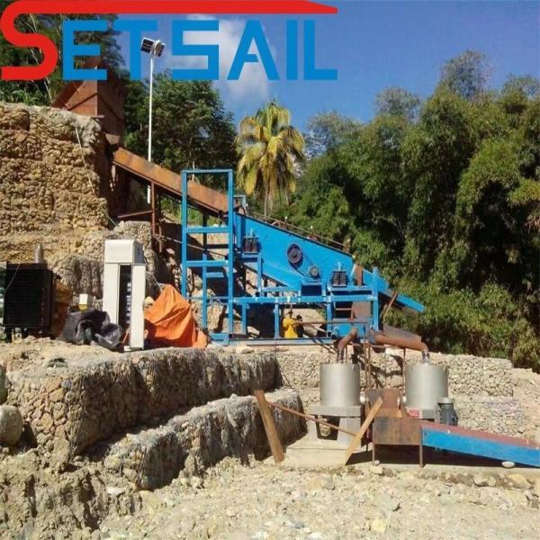 Multi Color Electric Motor Drive Diamond Mining Equipment for Land Gold