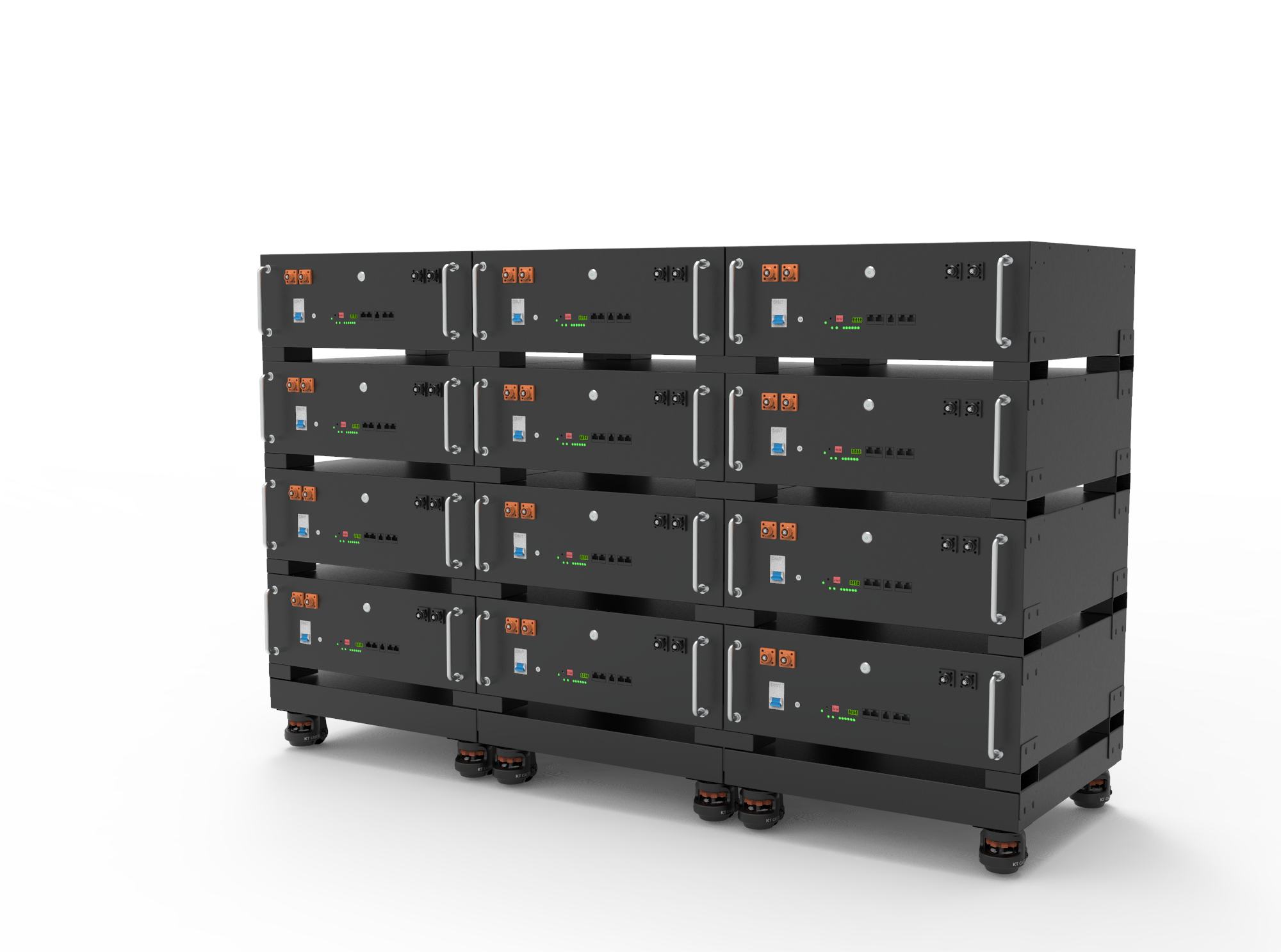 51.2V 10KWH/20KWH LFP Rack-Mounted Solar Energy Storage System Capacity 400A 48V 200Ah