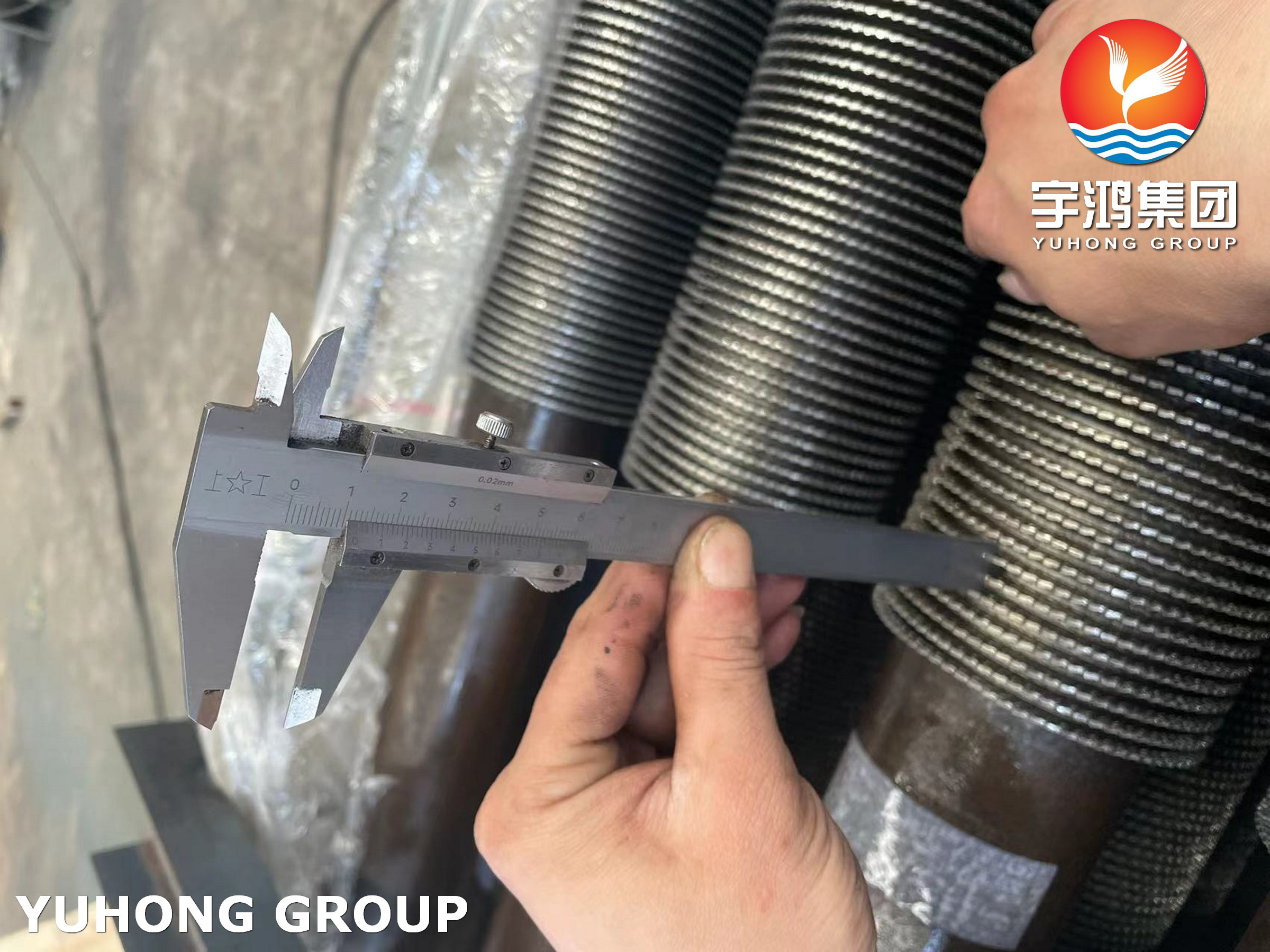 Serrated Fin Tube For Drying Plant Astm A335 P9 11CR Heat Transfer