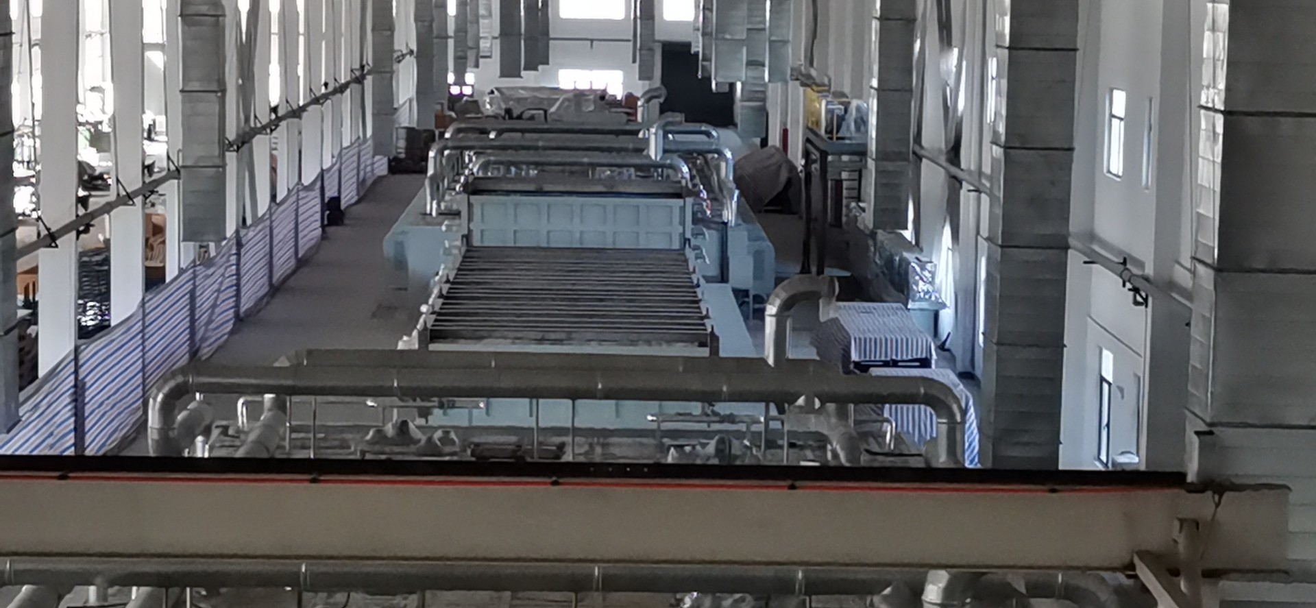 200v Stretch Film Rewinding Machine Automatic Production Line Extruder Output