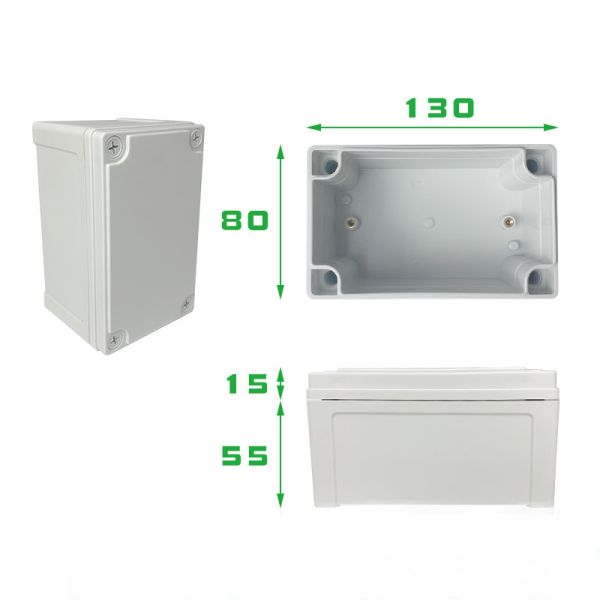 Quality TY-8013085 Ip66 Electric Connection Box Waterproof ABS Plastic Enclosure switch box for sale