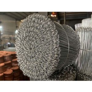 China 2 Loop HD Galvanized Rebar Tie Wire 17GA on sale
