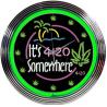 Buy cheap Tower Shape Rohs Neon Light Clocks 60HZ Home Neon Clock from wholesalers