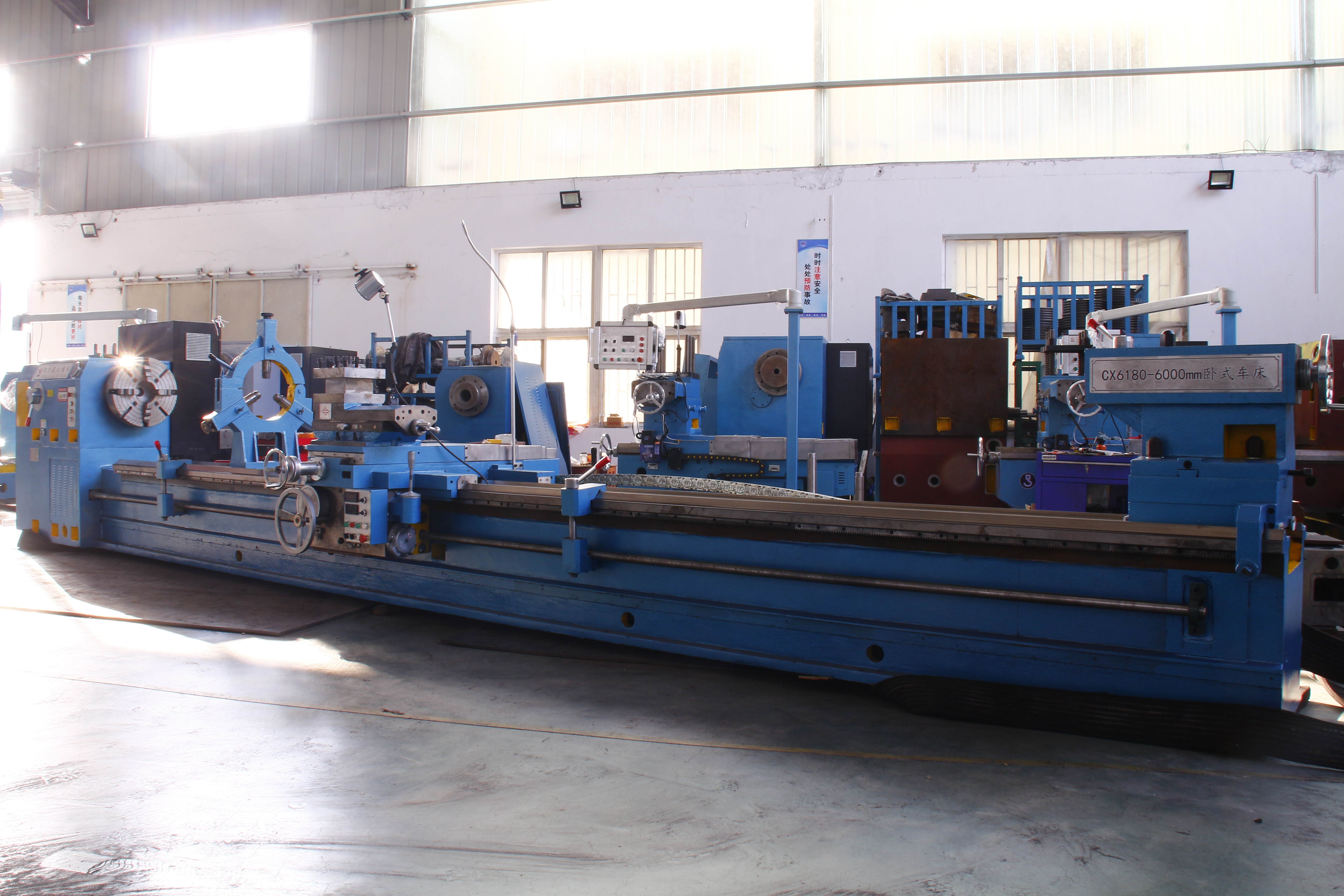 Conventional Horizontal Lathe Machine For Turning Steam Turbine